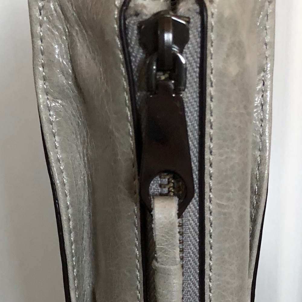 Rebecca Minkoff Leather Gray Purse π βοΈGWP!βοΈ - Picture 3 of 7